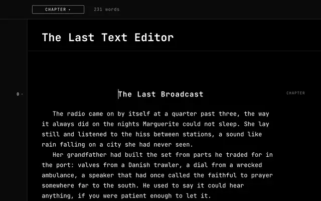 The Monochrome theme