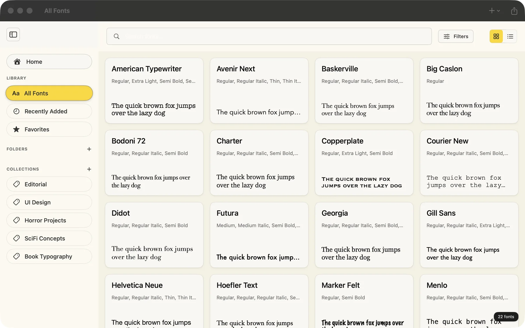 FontChekr: every font, side by side