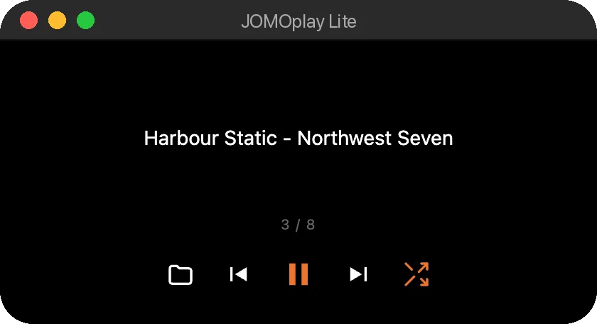 JOMOplay Lite: one track and nothing else